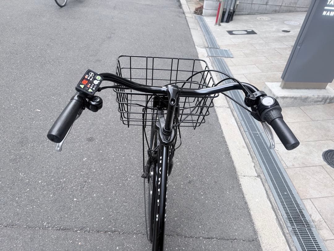 大阪府　ブリヂストン　HYDEE 電動アシスト自転車 ブラック