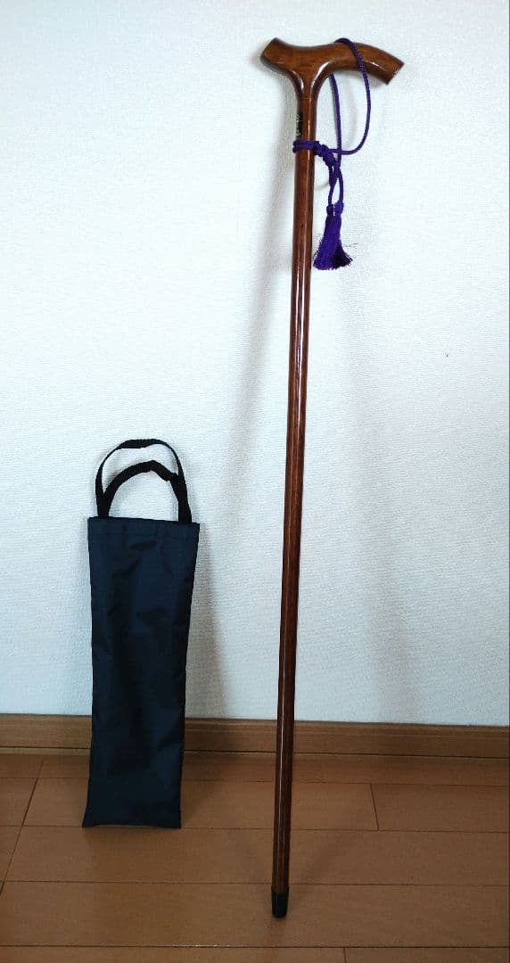 値下げ★新品★Cherry Mountain 木製ステッキ３つ折り　杖