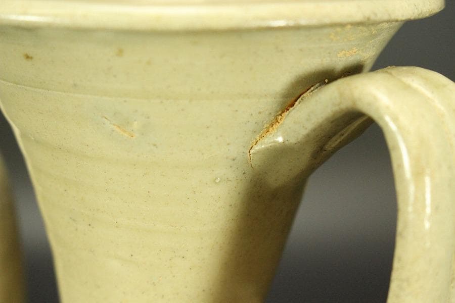 中国美術 古陶磁 白磁 水注(ZE591)