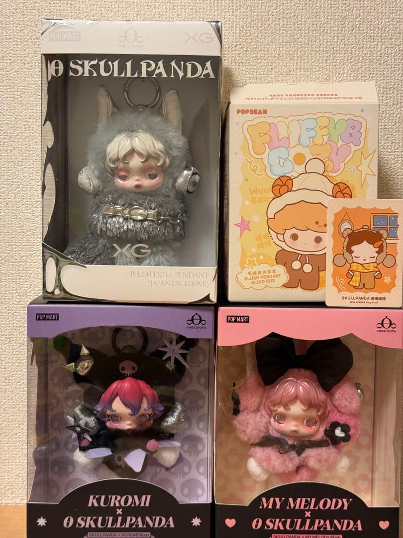 SKULLPANDA 4点セット スカルパンダ XG メロクロ マイメロ クロミ