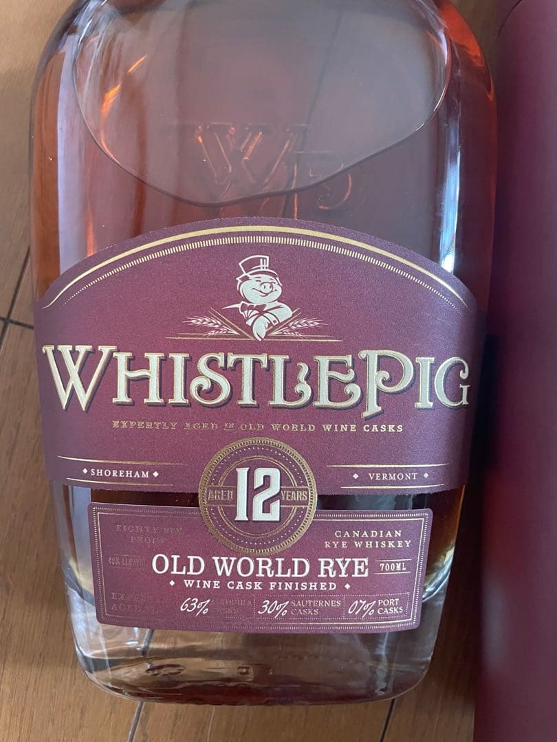 ホイッスルピッグ　12年　オールドワールド　ライ