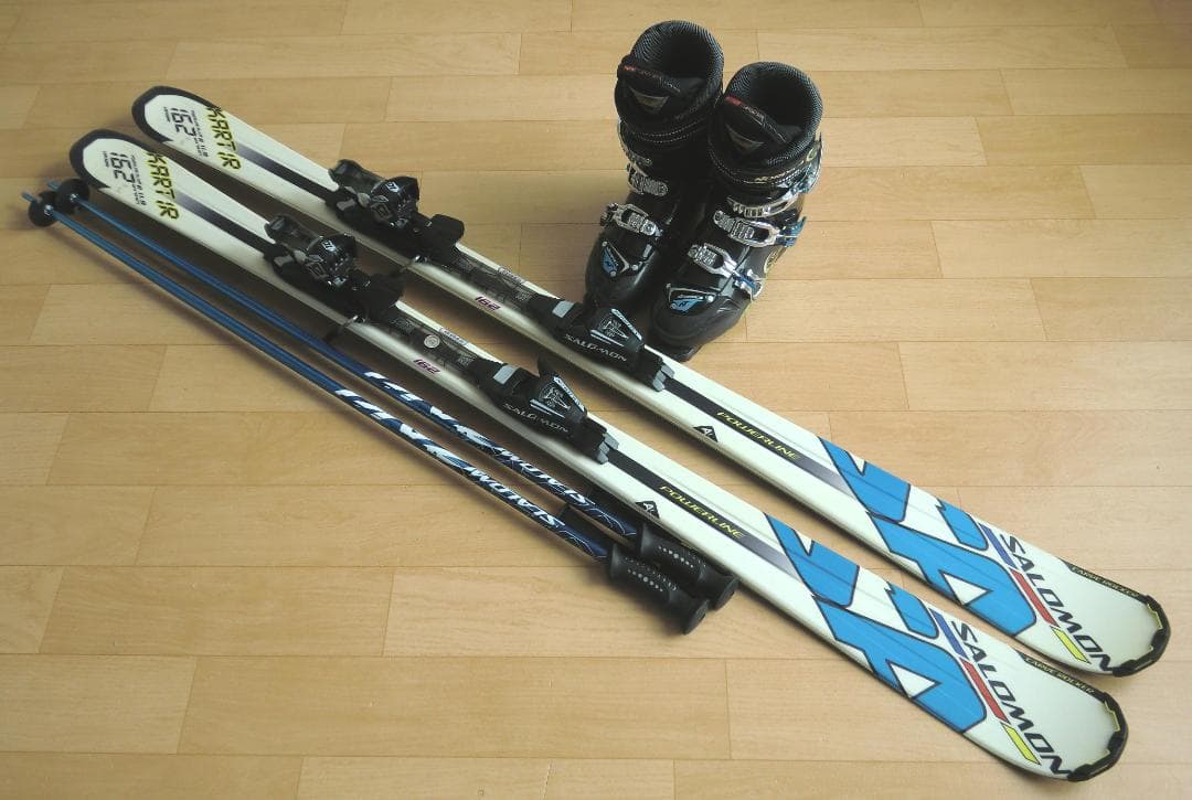 ■■送料無料■サロモン■メンズスキーフルセット■板162靴27.5■メンテ付■■