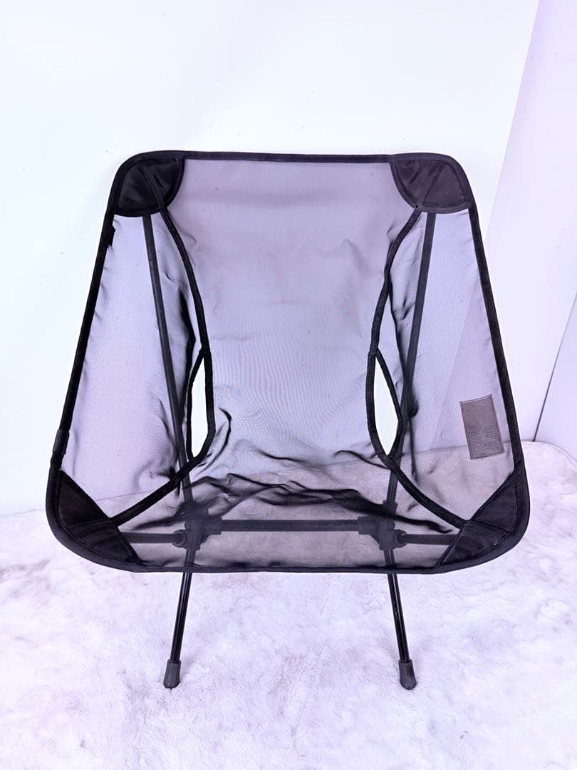 貴重品♪Helinoxヘリノックス コンフォートチェア メッシュ 黒 フレーム込