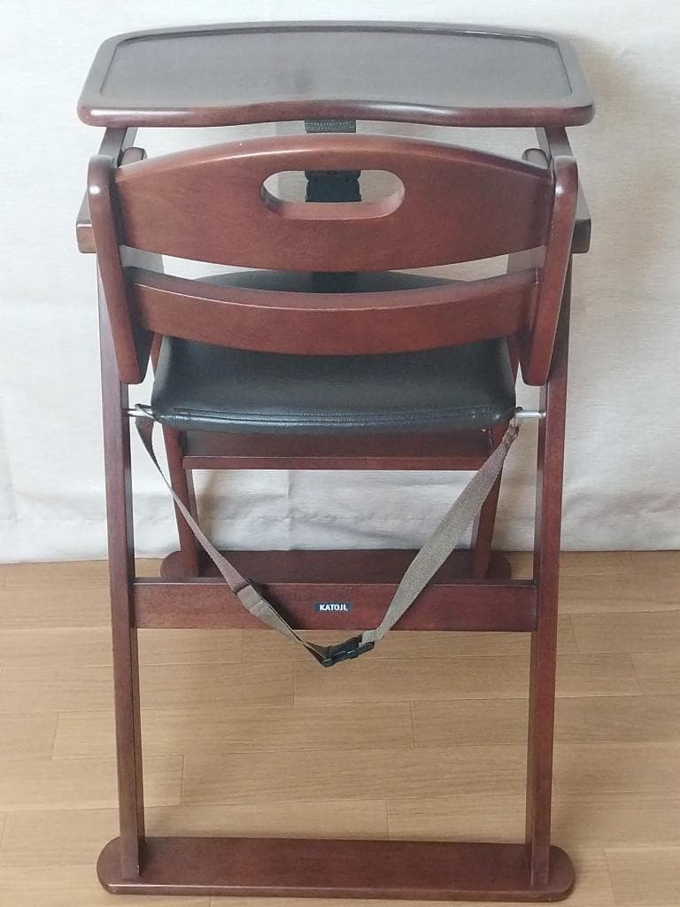 【美品】 カトージ ベビーチェア クッション付 折りたたみ式　KATOJI