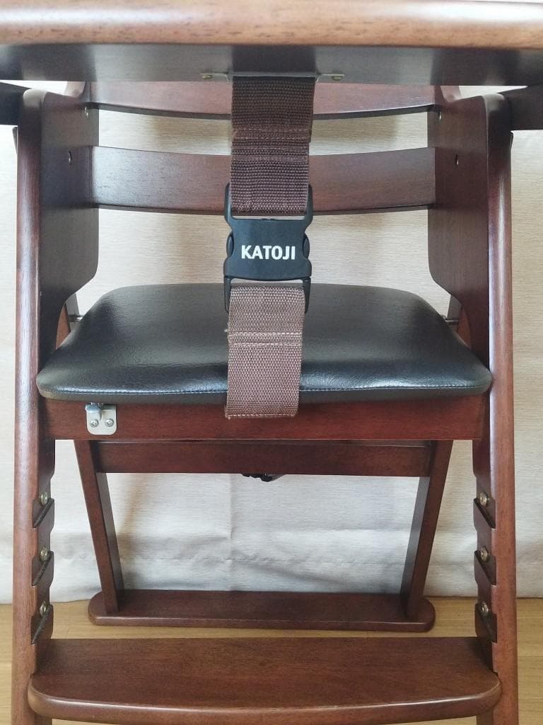 【美品】 カトージ ベビーチェア クッション付 折りたたみ式　KATOJI