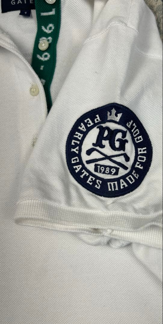 【セットアップ】パーリーゲイツ 鹿の子ポロシャツ & チェック柄ミニスカート 1