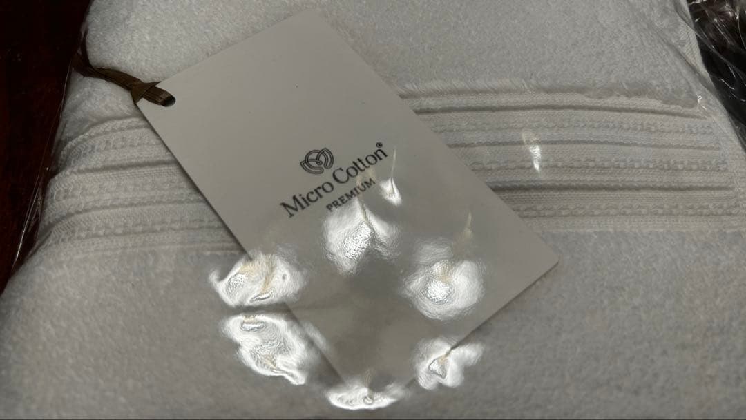 新品マイクロコットンプレミアムフェイスタオル2ラグジュアリーハンドタオル1