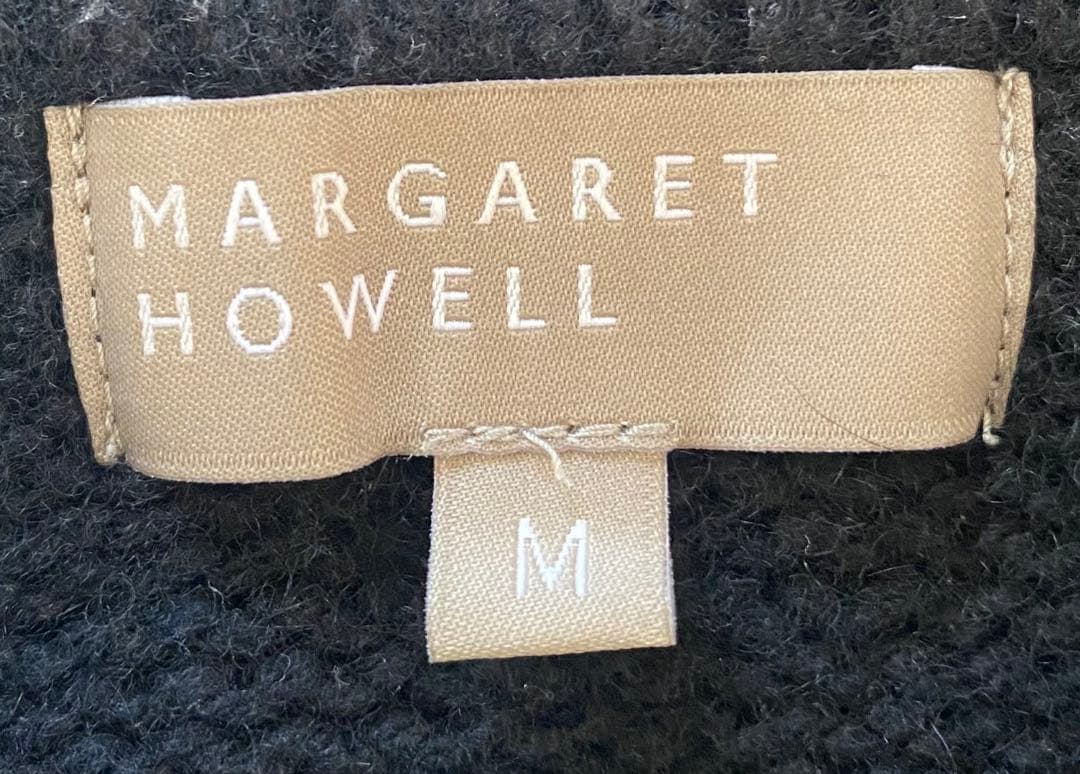 MARGARET HOWELL ドライバーズ ニット ジップアップ カシミヤ混