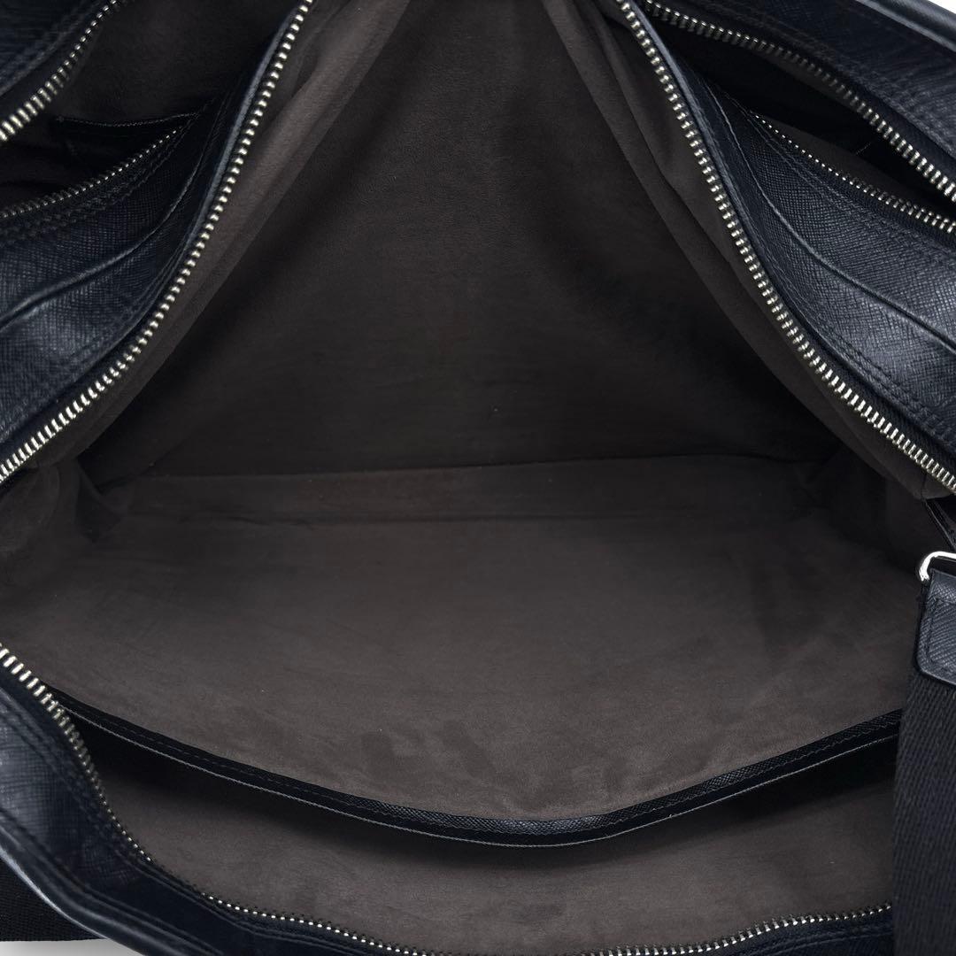 美品】ペッレモルビダ 2WAY ビジネスバッグ キャピターノ 黒　ショルダー