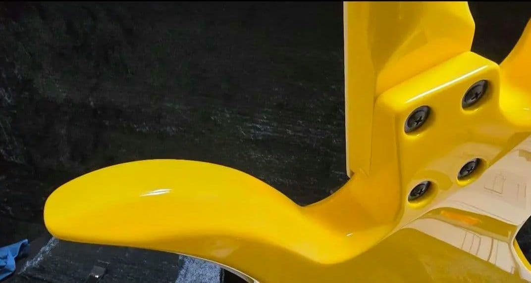 hide ギター イエローハート Burny　MG-165HY 未使用に近い