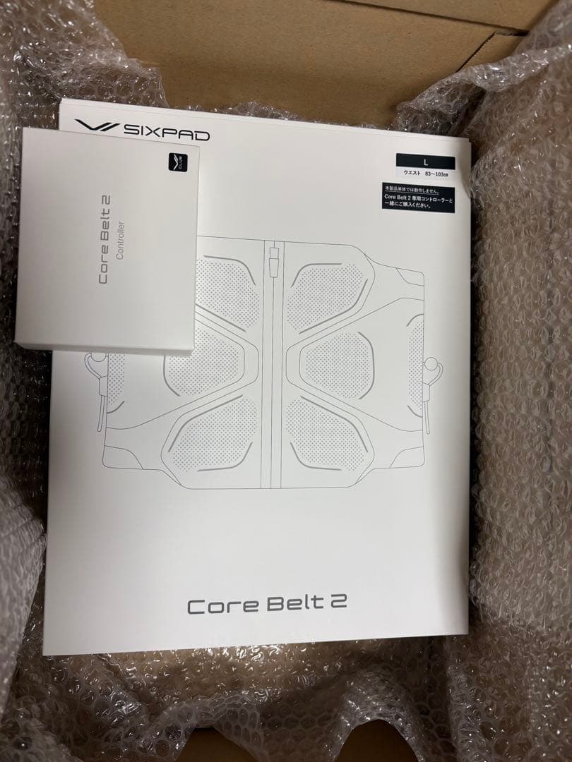 新品未使用　SIXPAD Core Belt 2 Lサイズ　コントローラー付き
