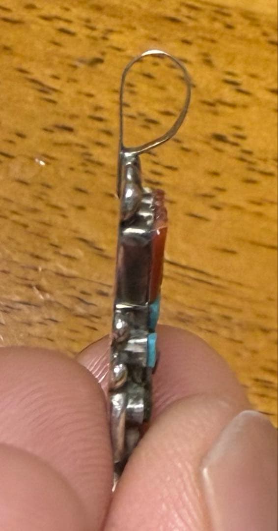 カチーナ　ペンダント　ズニ族　ZUNI