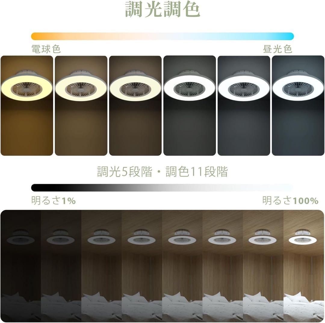 シーリングファンライト 10畳 ファン付き LEDシーリングライト