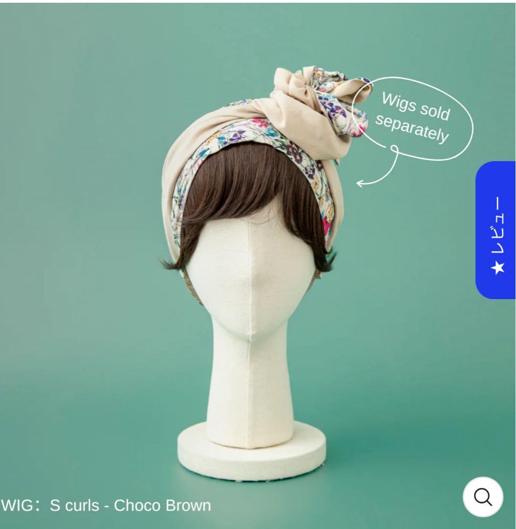 ウィッグ・エクステ BAREN SCARF HAT (M) / FlowerGarden-Beige