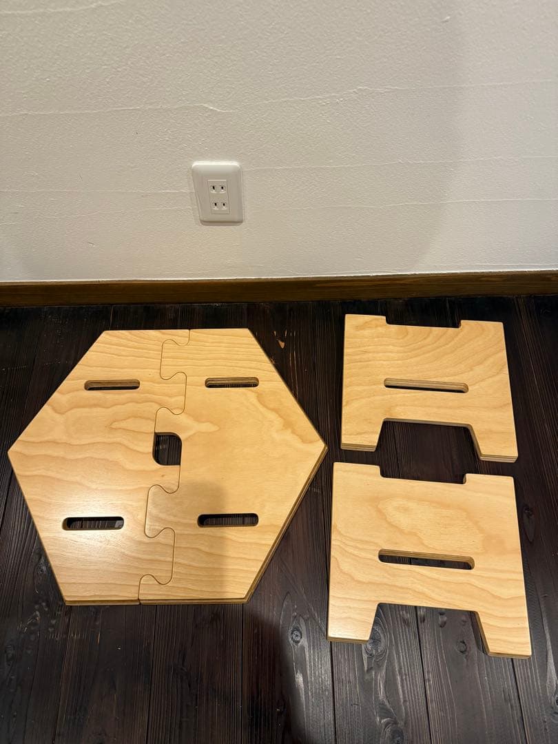 定価以下　TheArth ヘキサテーブル　ヘキ美ンドル黒