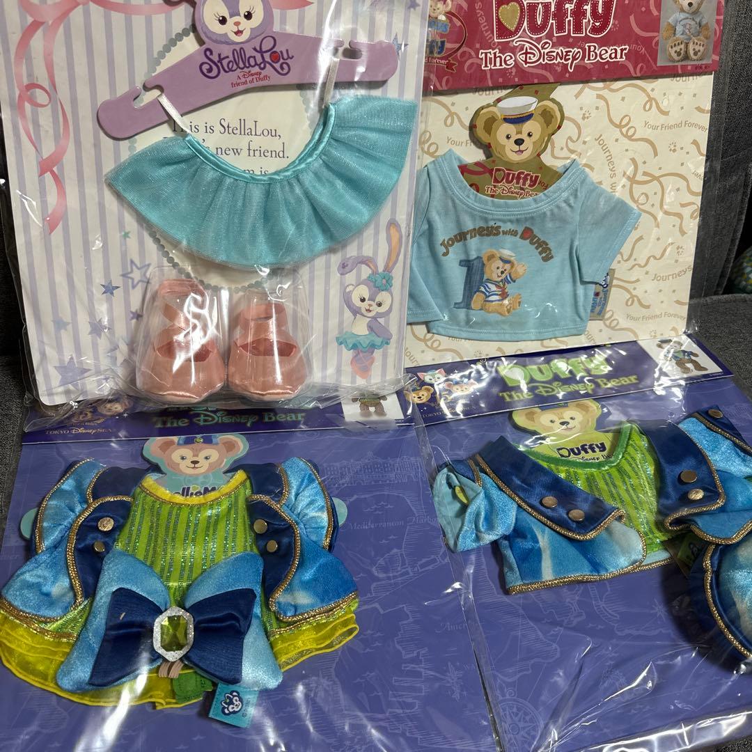 ディズニー　ぬいぐるみ用着せ替え服　4点　ダッフィー/シェリーメイ/ステラルー