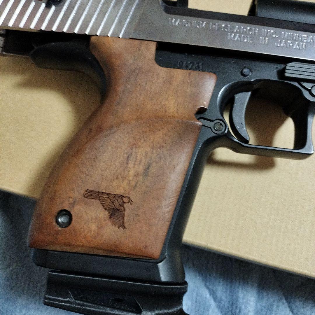 マルイデザートイーグルカスタム ハンドガン ブラック/シルバー/ウッド