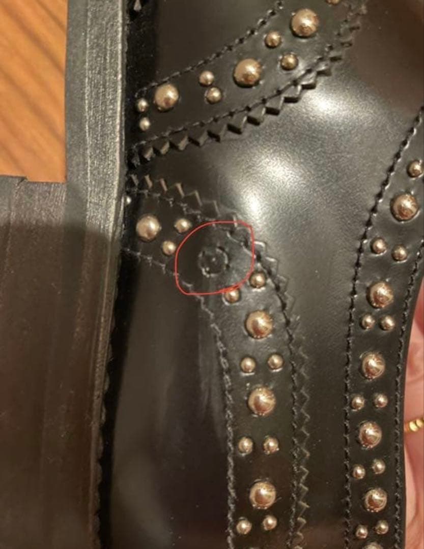 church's チャーチ　スタッズ　37サイズ　靴袋付き