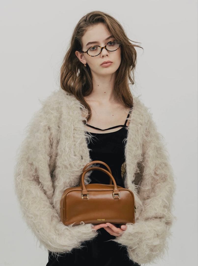 THE TOÉ Westminster Shaggy Cardigan ベージュ