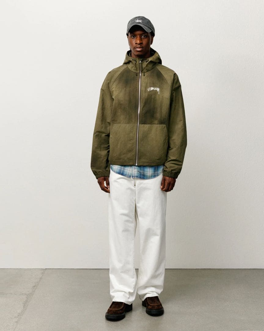 パンツ STUSSY OVERDYED BIG OL JEAN Bone 2024