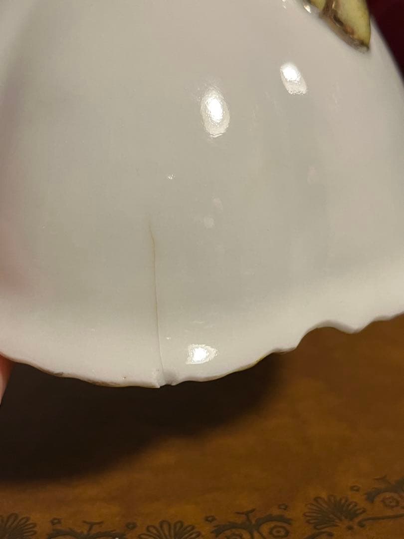 オールドノリタケ　メイプルリーフ印　ハンドペイント　ジュエル盛　ボウル