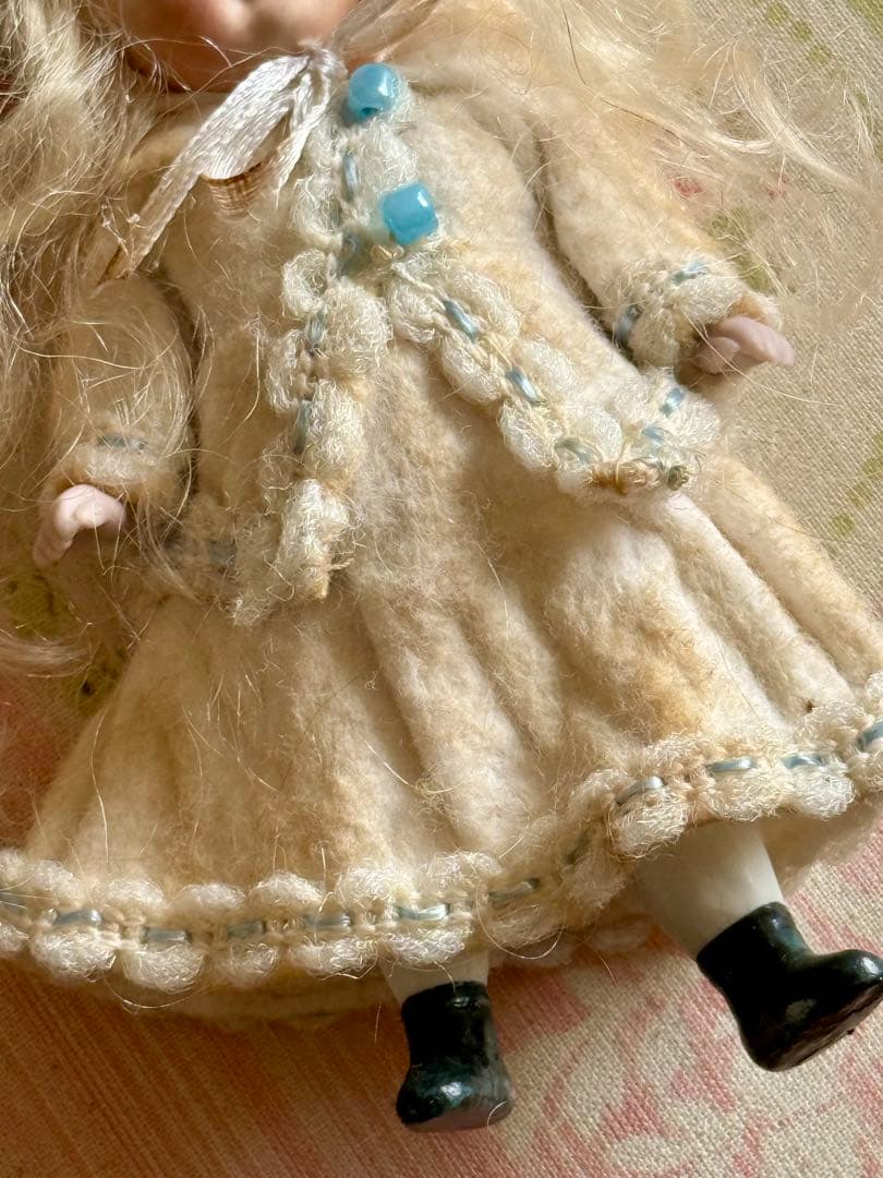 アンティーク　ミニョネット　ドール　オールビスク