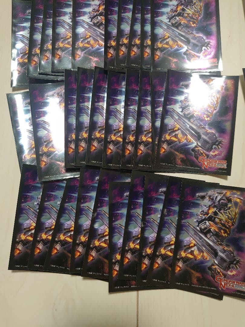 ガンダムウォー ネグザ バンシィ デストロイモード スリーブ 59枚