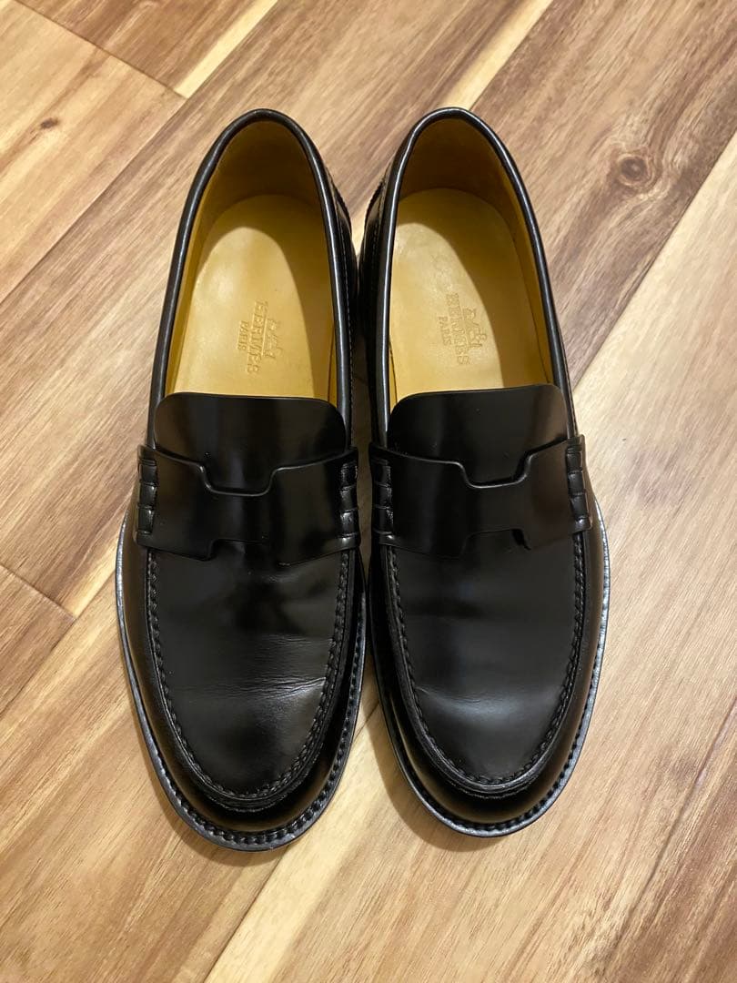 【外側美品】HERMES エルメス モカシン アワー35（22〜22.5㎝
