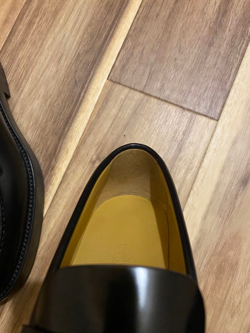 【外側美品】HERMES エルメス モカシン アワー35（22〜22.5㎝