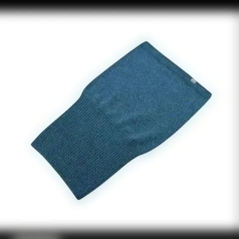 エルアルト カシミヤネックウォーマー 杢ブルー