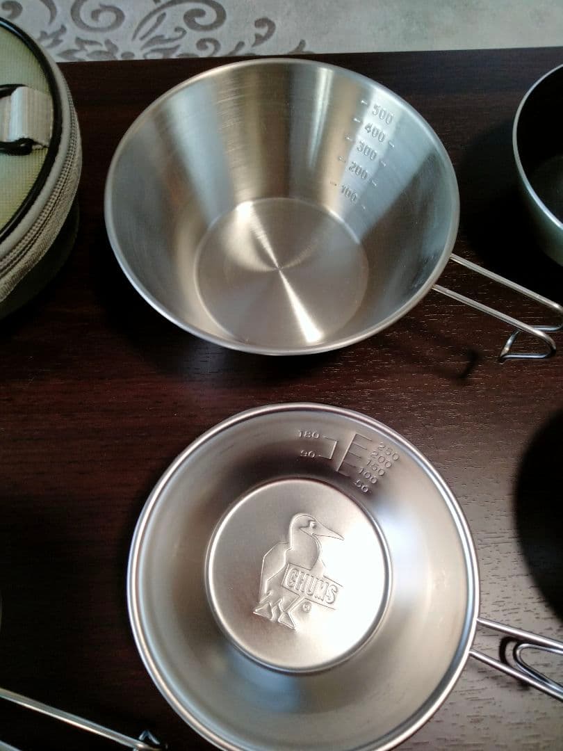 チタンウッドストーブ焚き火台&シェラカップ炊飯セット