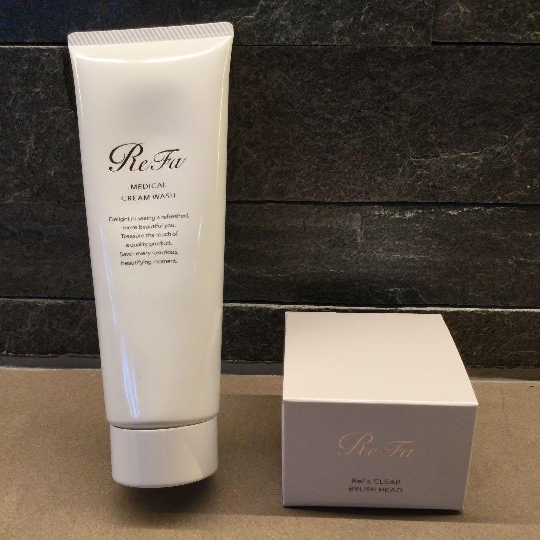 ReFa CLEAR リファクリア 洗顔ブラシ 付け替えブラシ付き