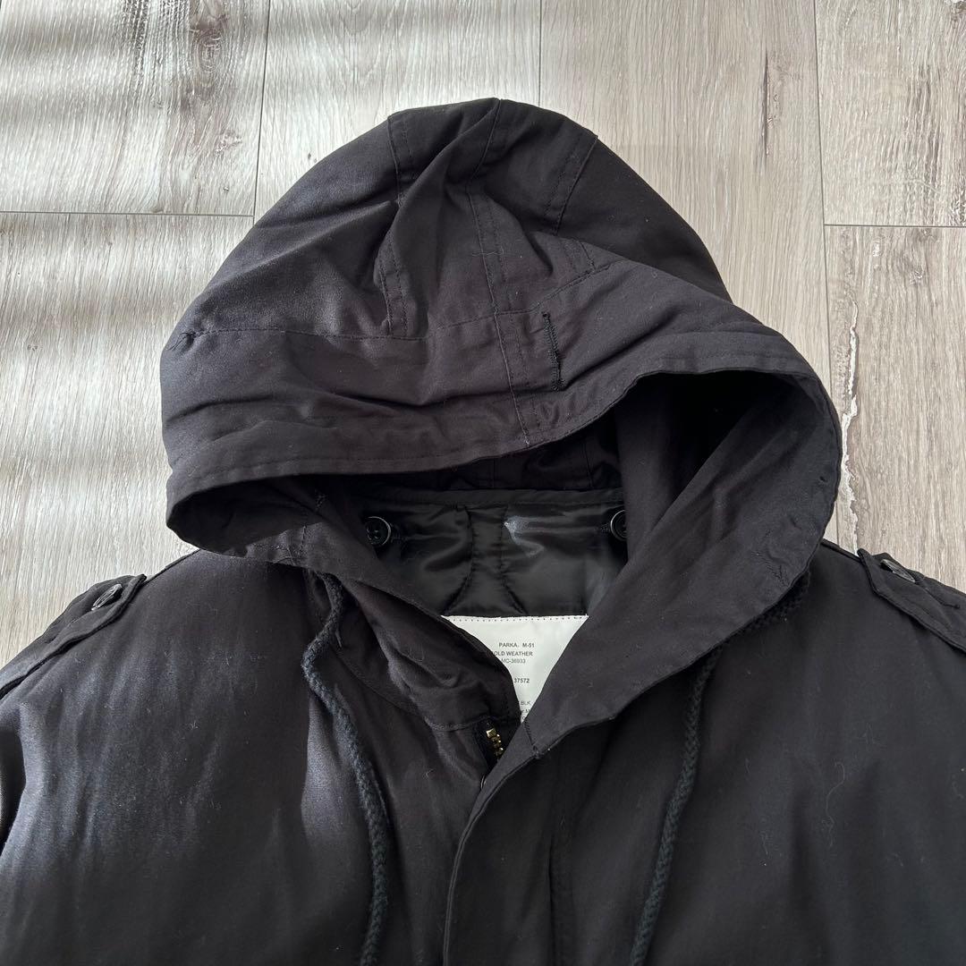 【美品】ROTHCO M51 モッズコート フィッシュテールパーカー 黒 L