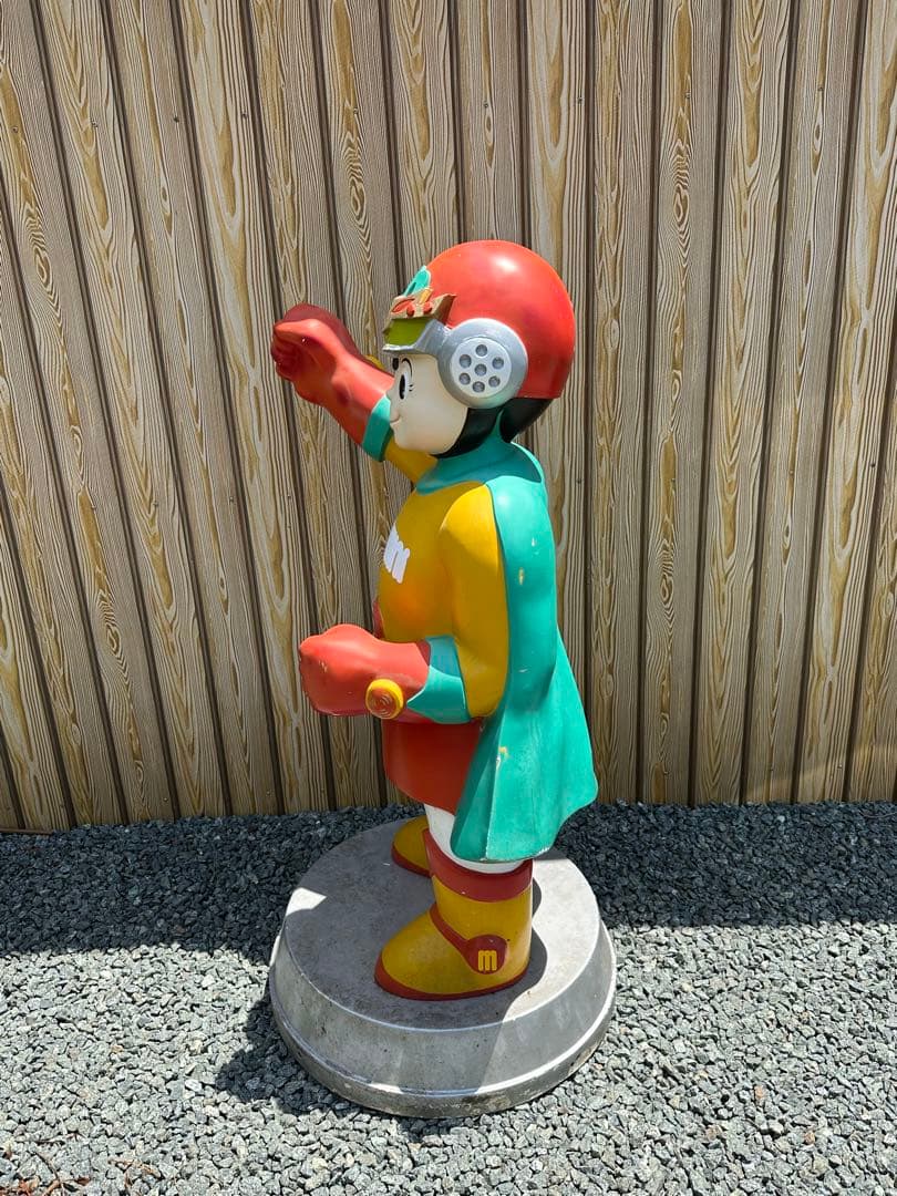 昭和レトロ　ミニミニマン　店舗看板　店舗什器　不動産屋　希少　巨大　激レア