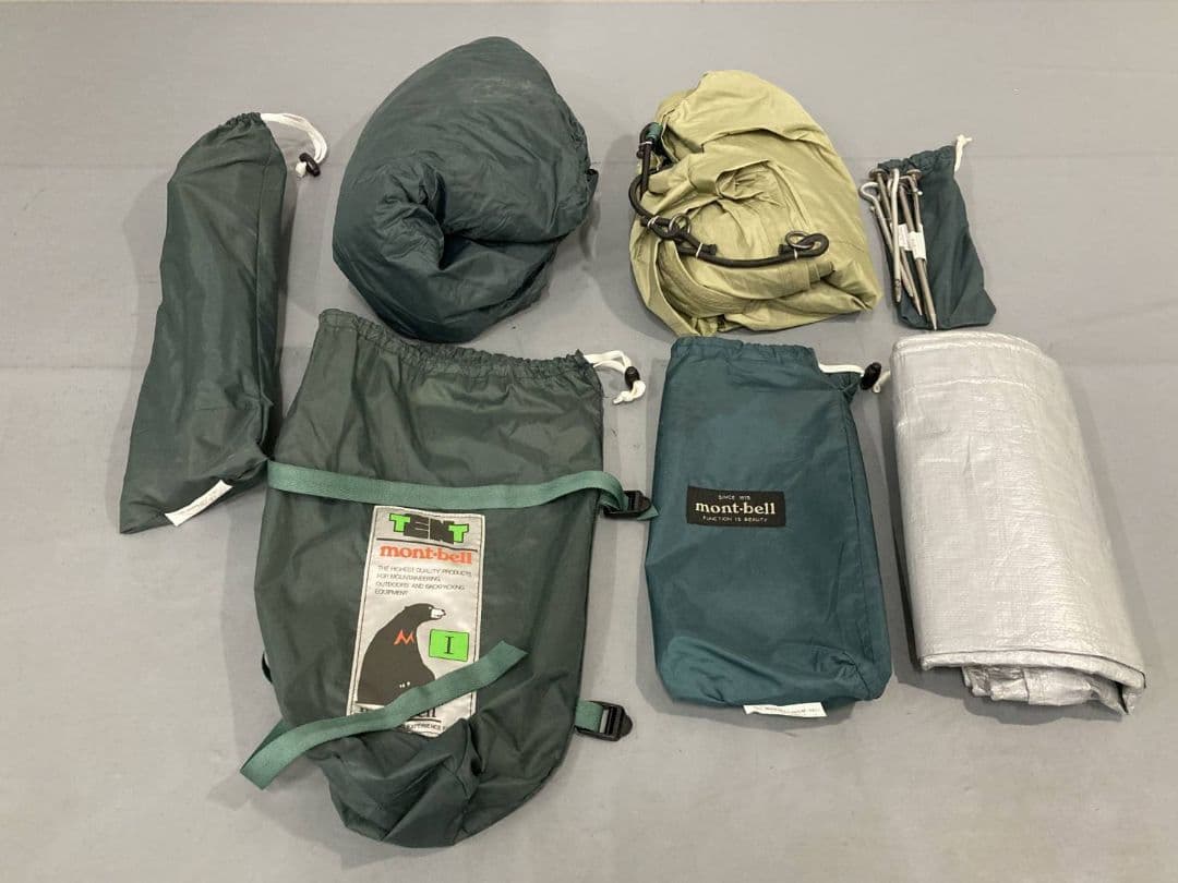 mont-bell ムーンライトテント1型 旧型 グランドシート付き