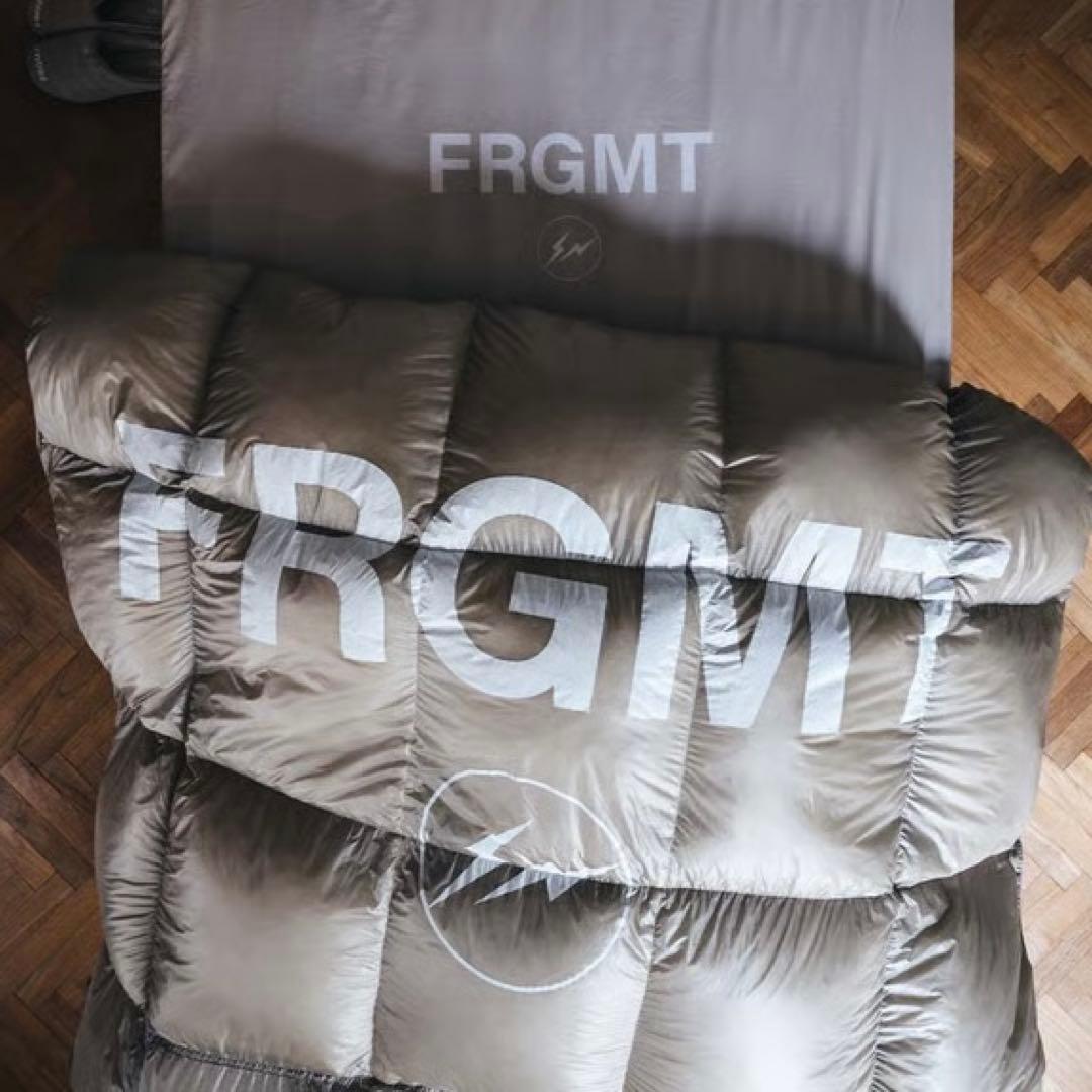 新品 NANGA FRAGMENT DOWN DUVET ダウンデュべ ベージュ