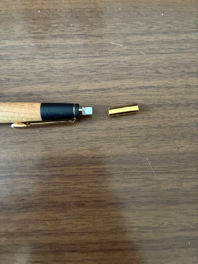 ボナンペン欅のシャープペンシル　検索用野原工芸　工房楔