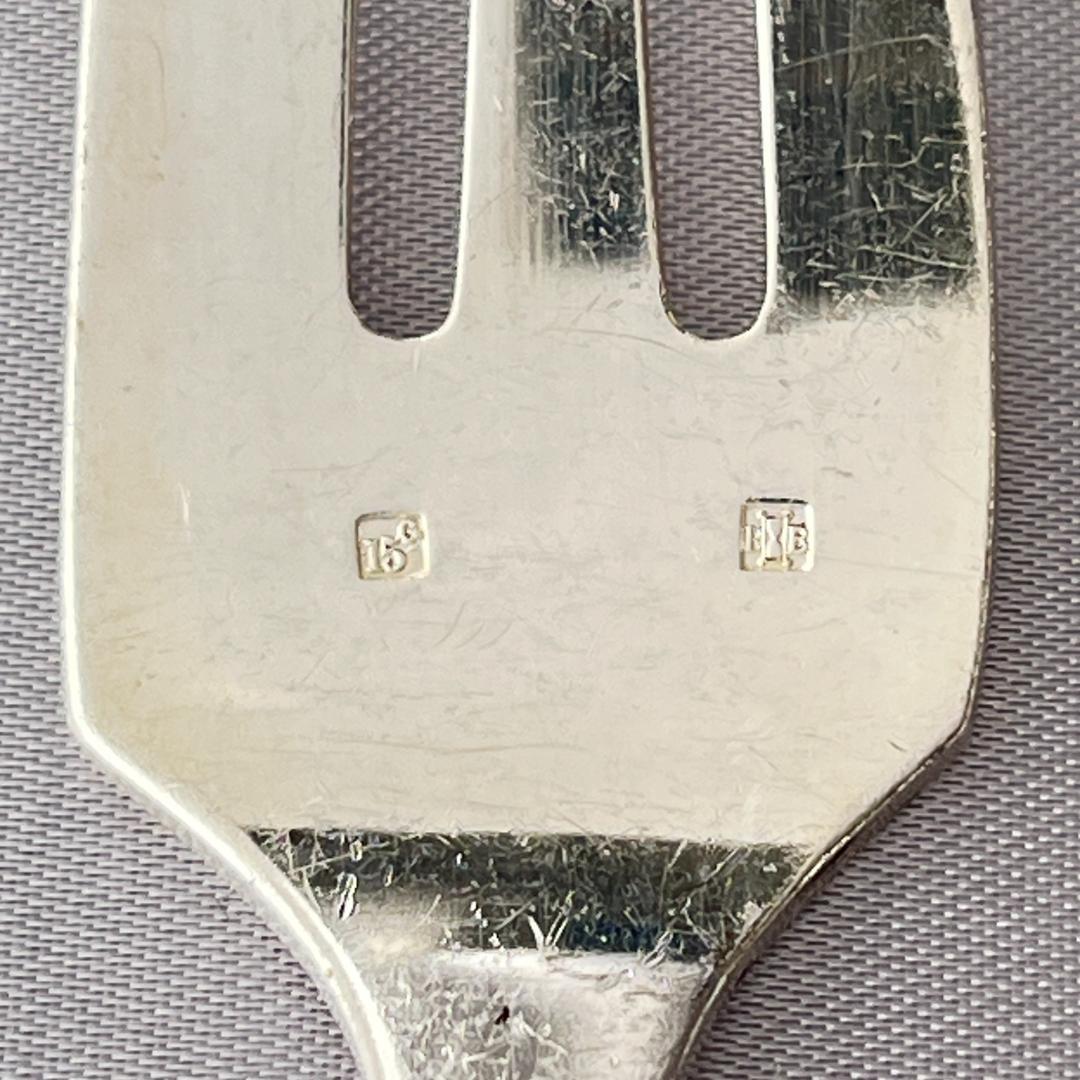 【仏蘭西】 Louis XV ケーキフォーク 8本【シルバープレート】