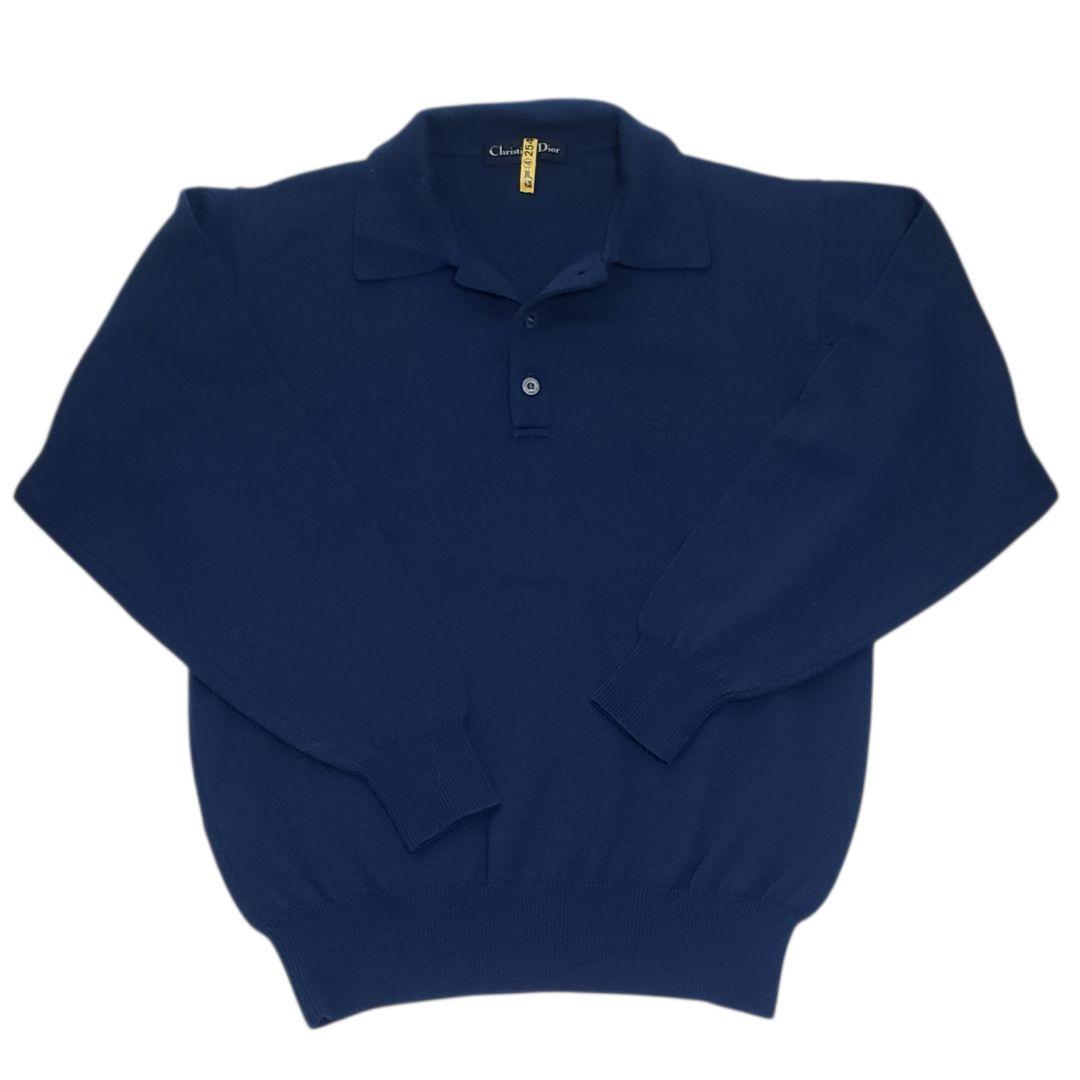 Christian Dior SPORTS　ニットポロシャツ　マーク刺繍　M