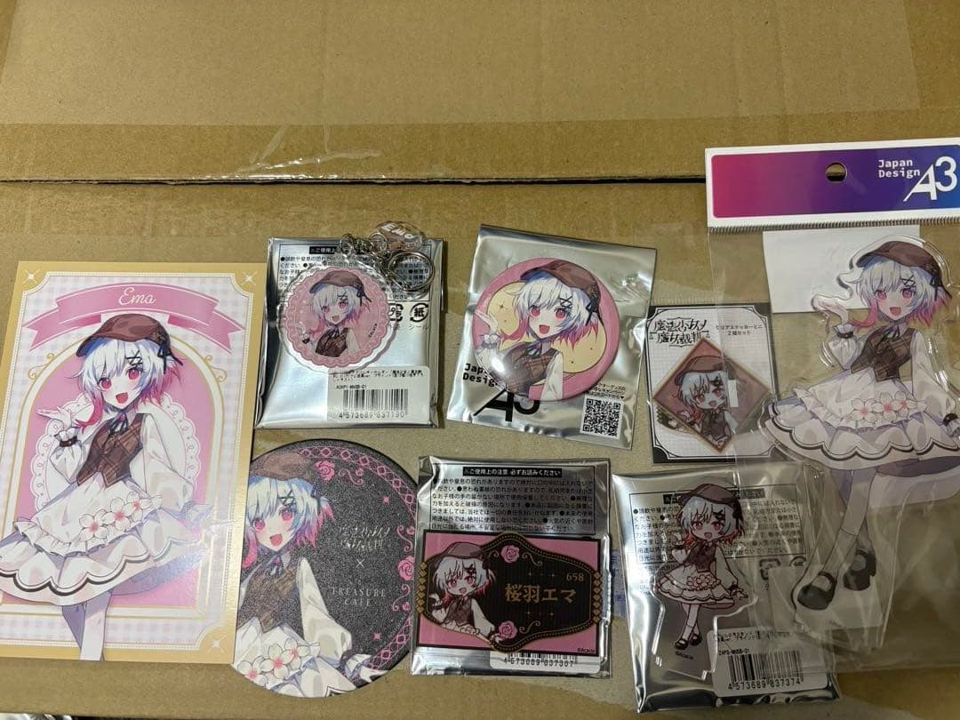 S*8様 魔法少女ノ魔女裁判 江ノ島カフェコラボ 桜羽エマ コンプセット