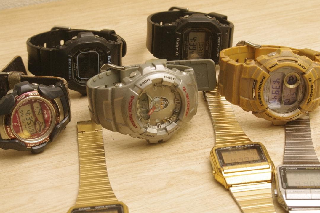 【片付け整理】G-SHOCK,BabyG,DATABANK10本セット稼働品