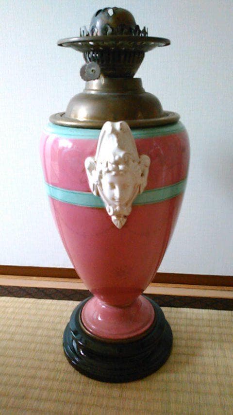 オイルランプ　アンティーク