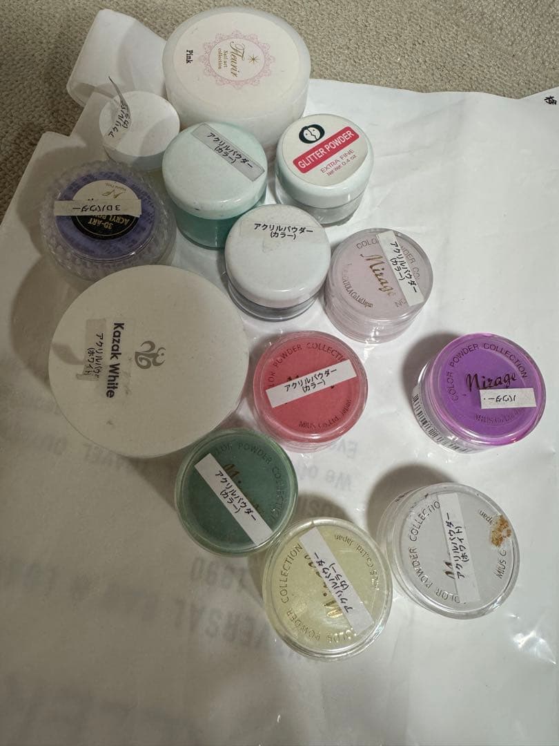 ネイルアート用品セット 手モデル付き