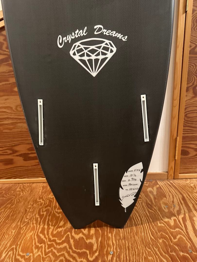 CRYSTAL DREMS Falcon フルカーボン　 ショートボード 5'9