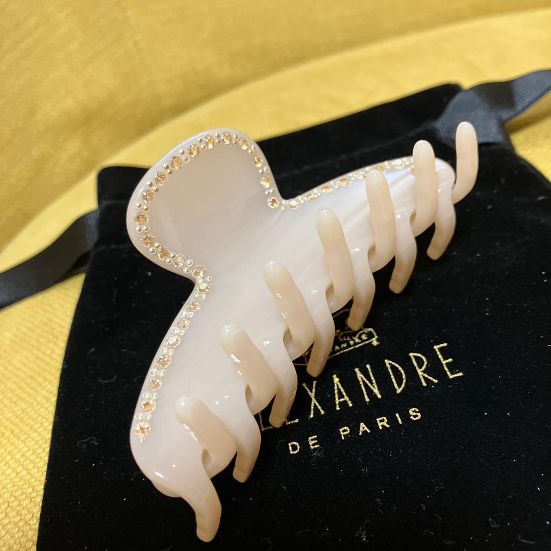 アレクサンドルドゥパリ　セルフォード　クリップ　ビジュー付きラージクリップ