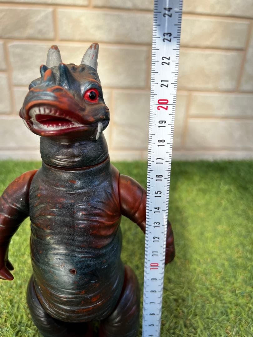 希少ビンテージ円谷プロ　マルサン　ウルトラQ地底怪獣パゴス約22.5cm