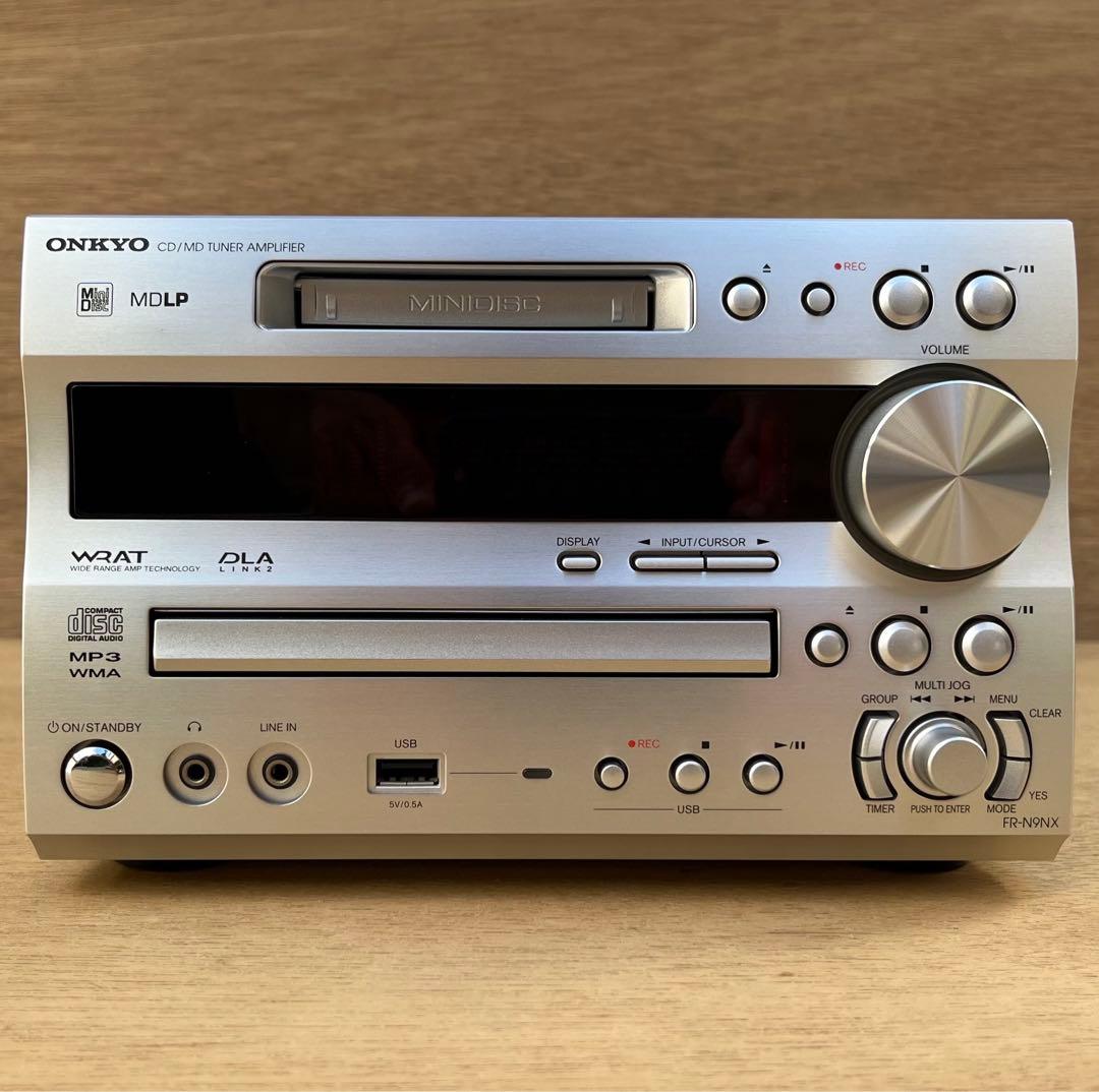 【美品動作品】ONKYO FR-N9NX(S) CD/MDチューナーアンプ