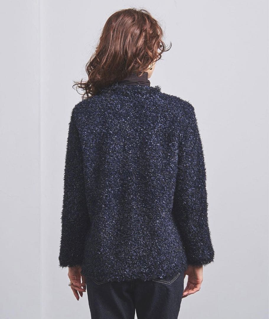 UNITED ARROWS ツイード　メタルボタン　カーディガン