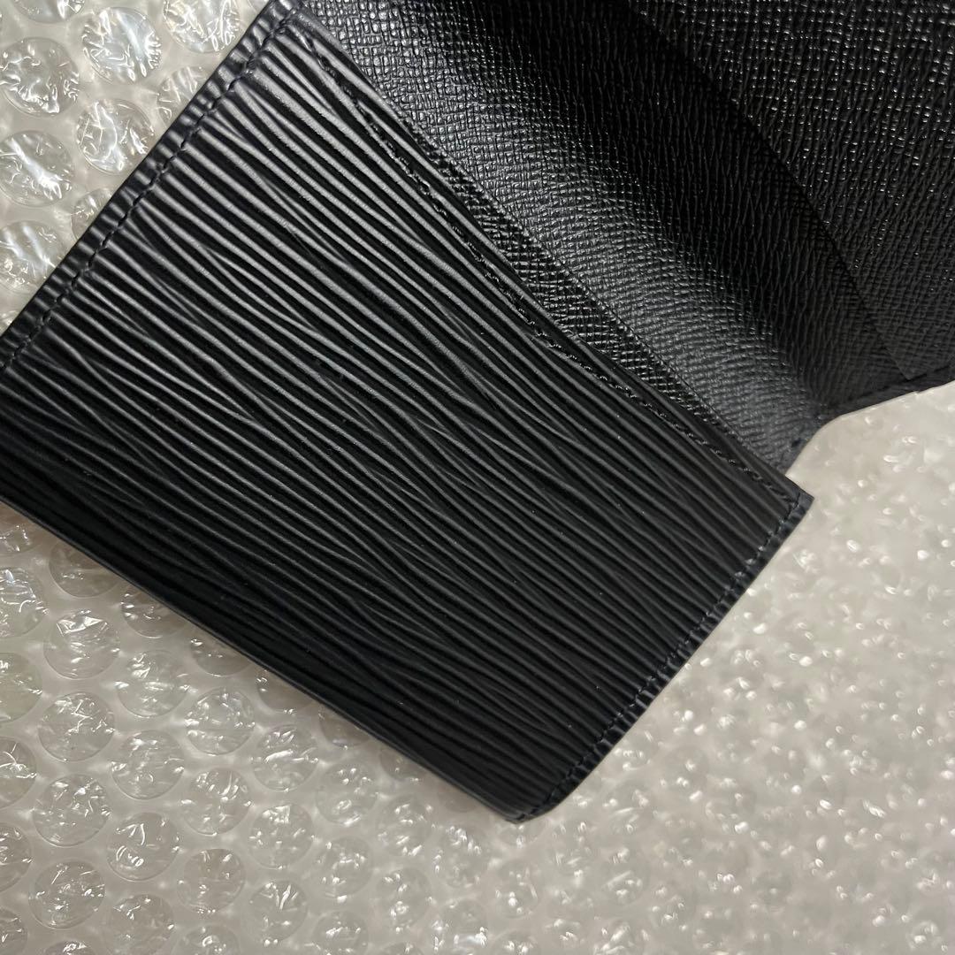 LOUIS VUITTON エピレザー 名刺入れ ブラック アンヴェロップ