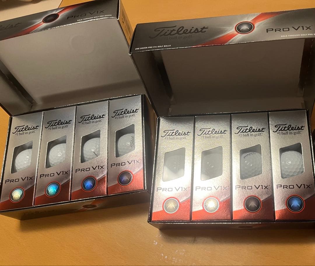 Titleist PRO V1X ゴルフボール 2箱　新品未使用